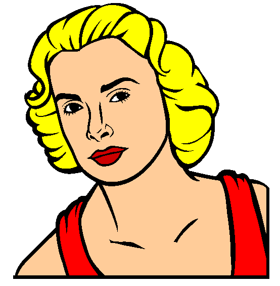 Grace Kelly Coloring Page