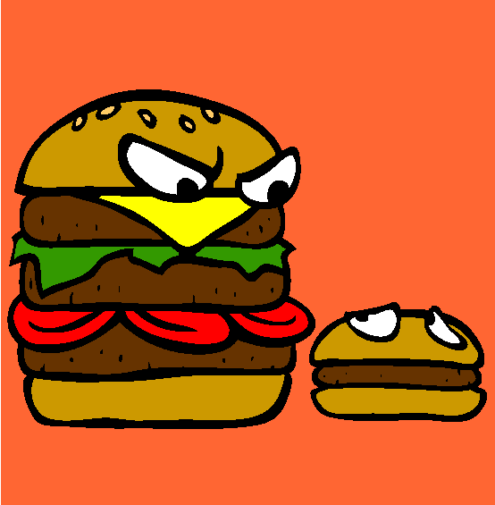 Burgers Coloring Page