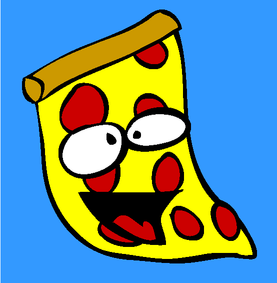 Pizza Coloring Page