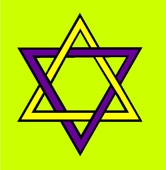 Star of David Coloring Page