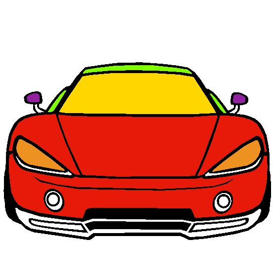 Ascari KZ1 Coloring Page