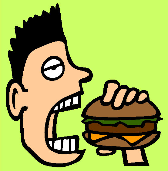 The Burger Coloring Page