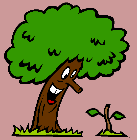 Happy Tree Arbor Day Online Coloring Page