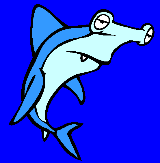 Hammerhead Shark Coloring Page