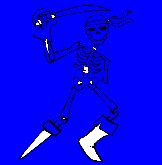 Skeleton Coloring Page