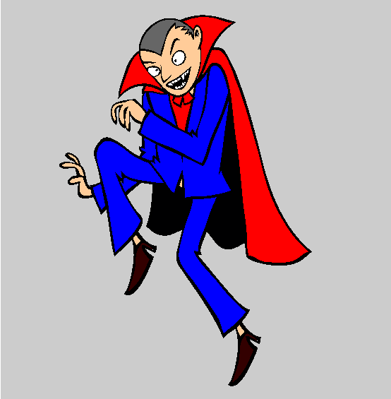 Dracula Coloring Page