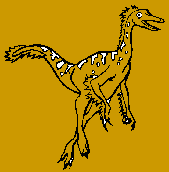 Dromiceiomimus Coloring Page