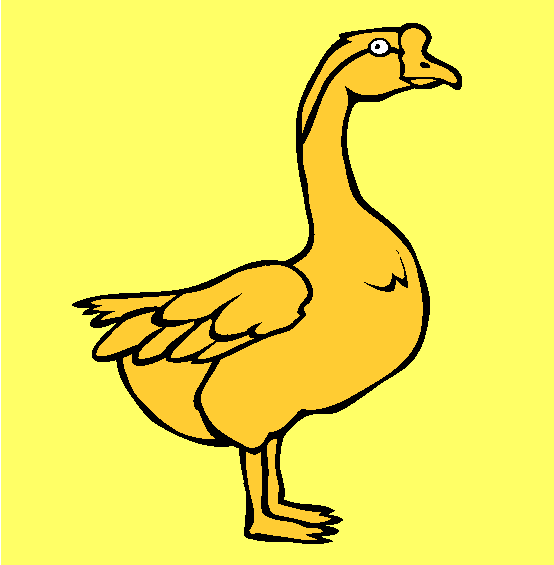 Swan Goose Coloring Page
