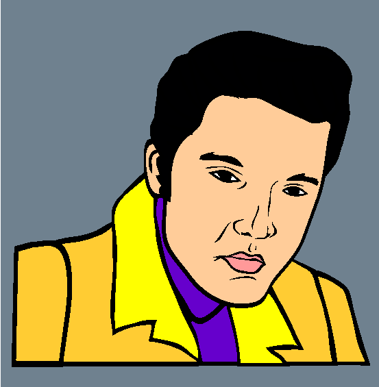 Elvis Presley Coloring Page