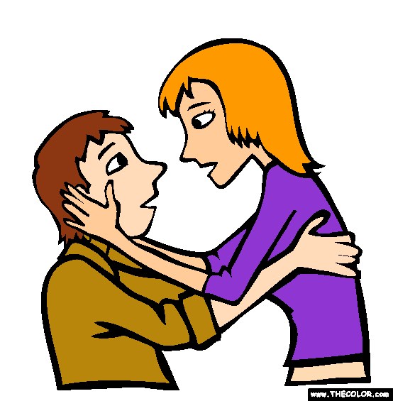 Romance Coloring Page