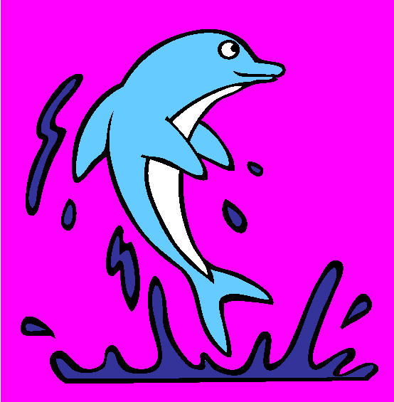 Dolphin Coloring Page