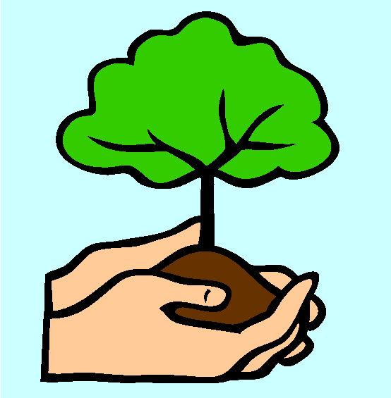 Planting A Small Tree Online Coloring Page