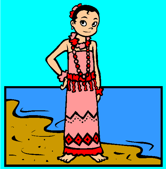 Samoa Coloring Page