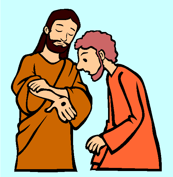 Doubting Thomas the Apostle Online Coloring Page