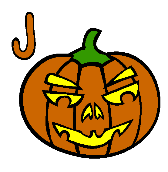 J Coloring Page