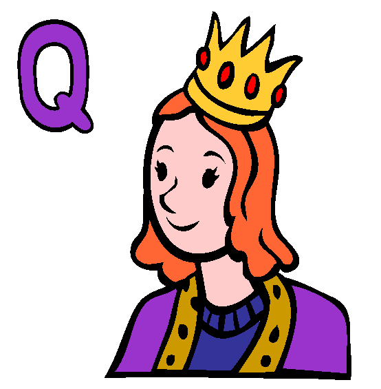 Q Coloring Page