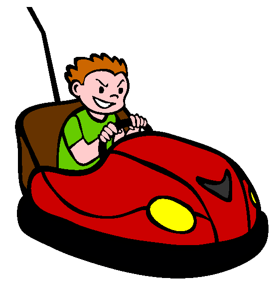 Bumper Car Coloring Page