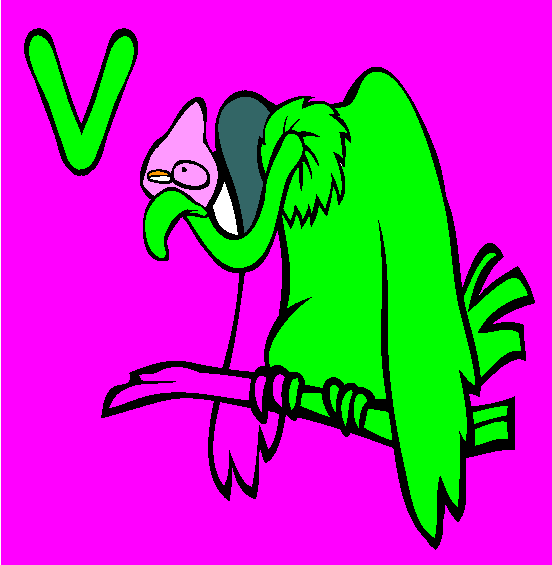 V Coloring Page