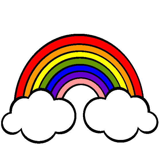Rainbows Coloring Page