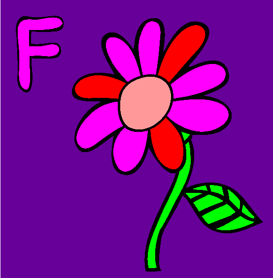 F Coloring Page