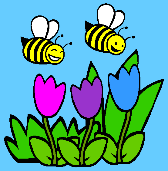 Bees Coloring Page