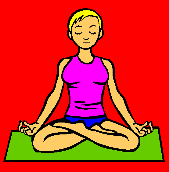 Yoga Instructor Coloring Page