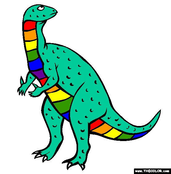 Iguanodon Coloring Page