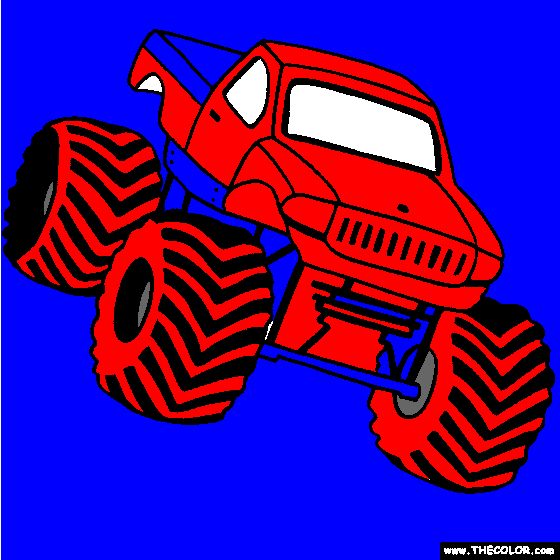 Color Monster Truck