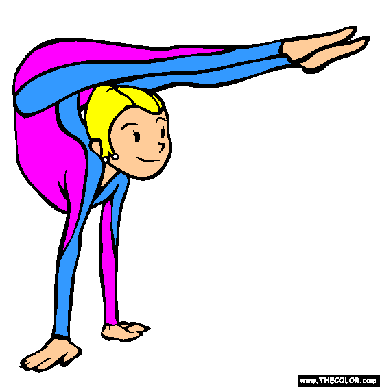 Contortionist Coloring Page