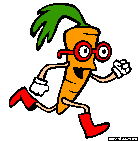 Carrot Coloring Page