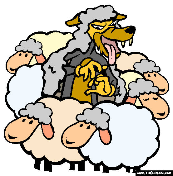 Wolf In Sheeps Clothing Coloring Page