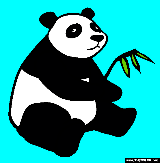 Giant Panda Coloring Page