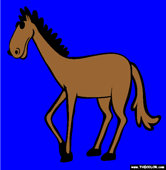 Horse Coloring Page