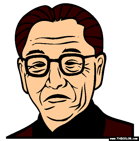 Akio Morita Coloring Page