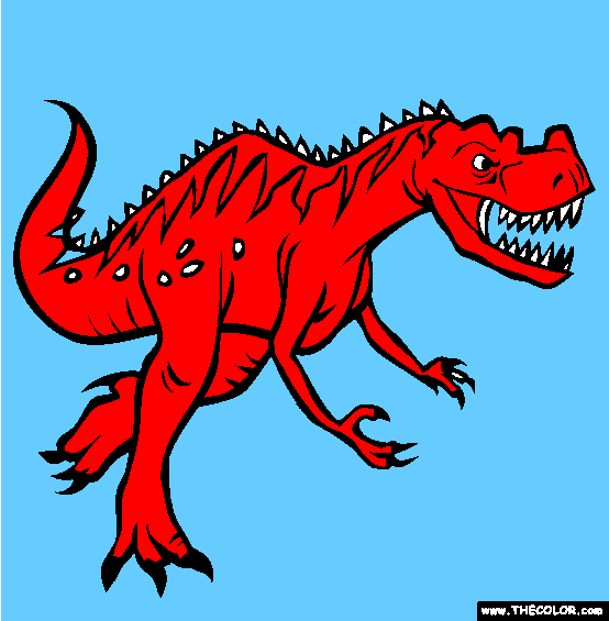 Ceratosaurus Coloring Page