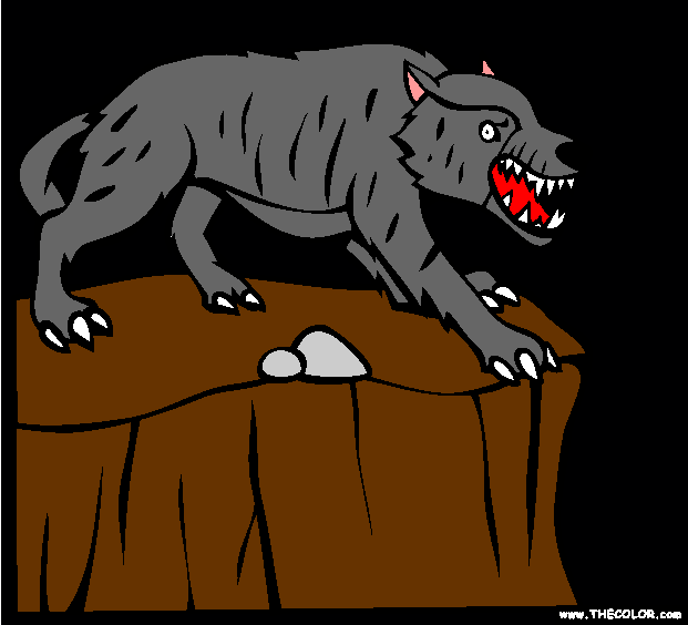 Wolf Coloring Page