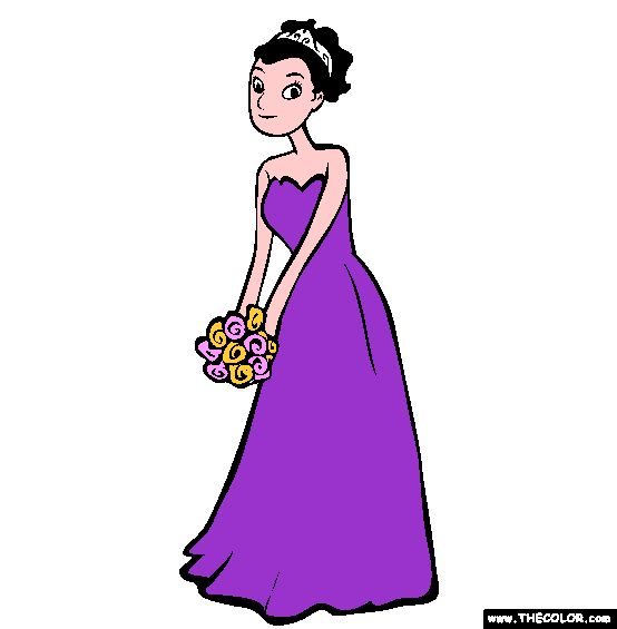 Quinceanera Coloring Page