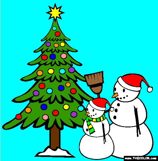 Christmas Coloring Page