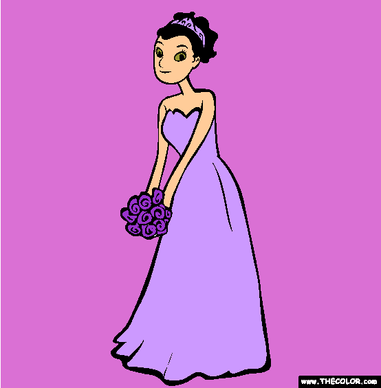Quinceanera Coloring Page