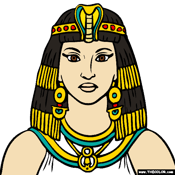 Cleopatra Coloring Page