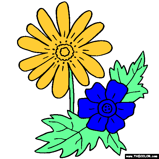 4,565+ Free Online Coloring Pages | TheColor.com