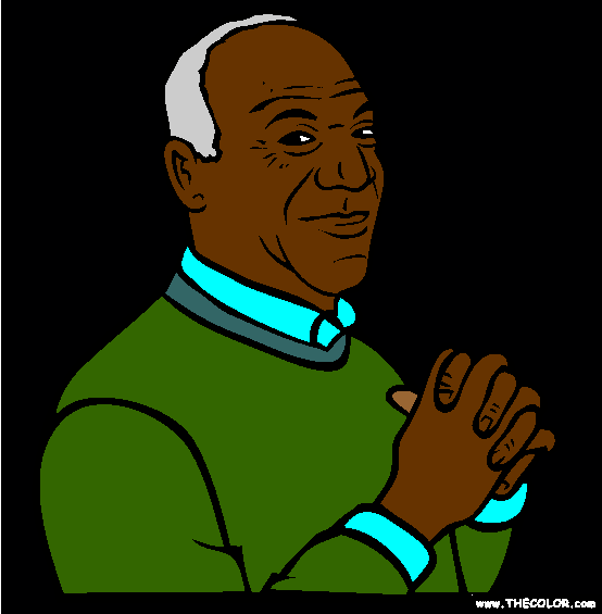 Bill Cosby Coloring Page