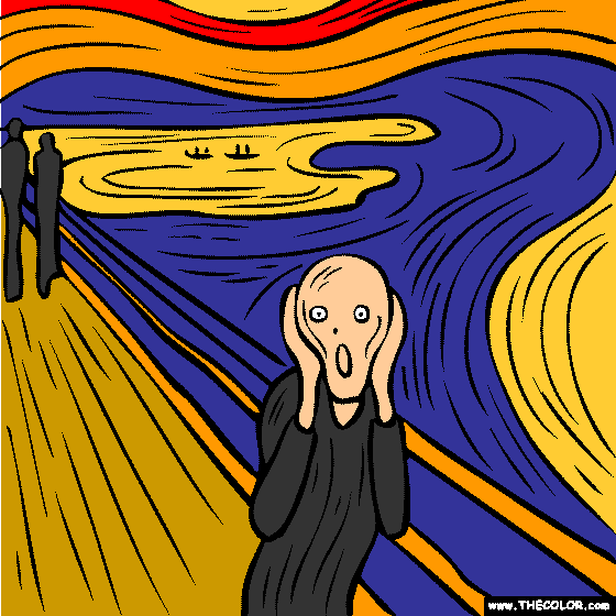 Edvard-Munch-Painting-The-Scream on www.thecolor.com