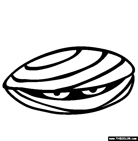 Clam Coloring Page Free Clam Online Coloring