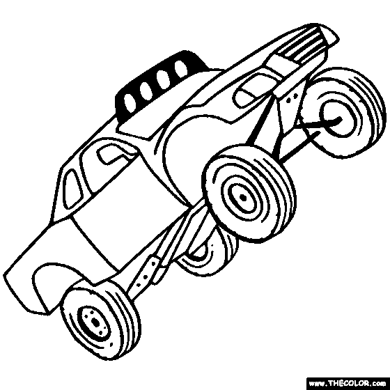 4x4 Off-Road Baja vehicle Online Coloring Pages | Page 1