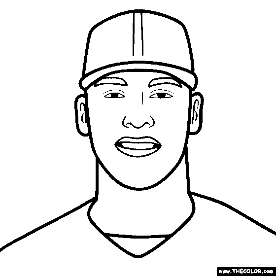 Jose Altuve coloring page  Free Printable Coloring Pages
