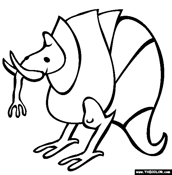 Aaron the Monster Coloring Page