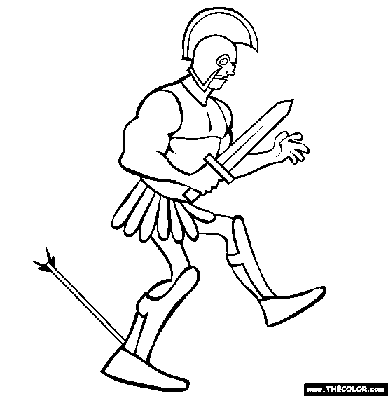 Greek Mythology Online Coloring Pages | Page 1