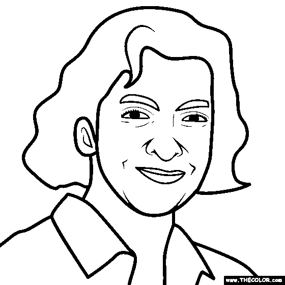 Anne McLaren Coloring Page