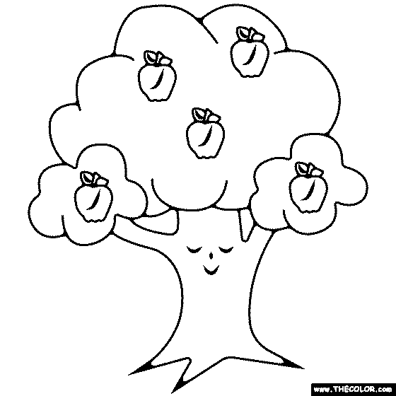 mango tree colouring pages